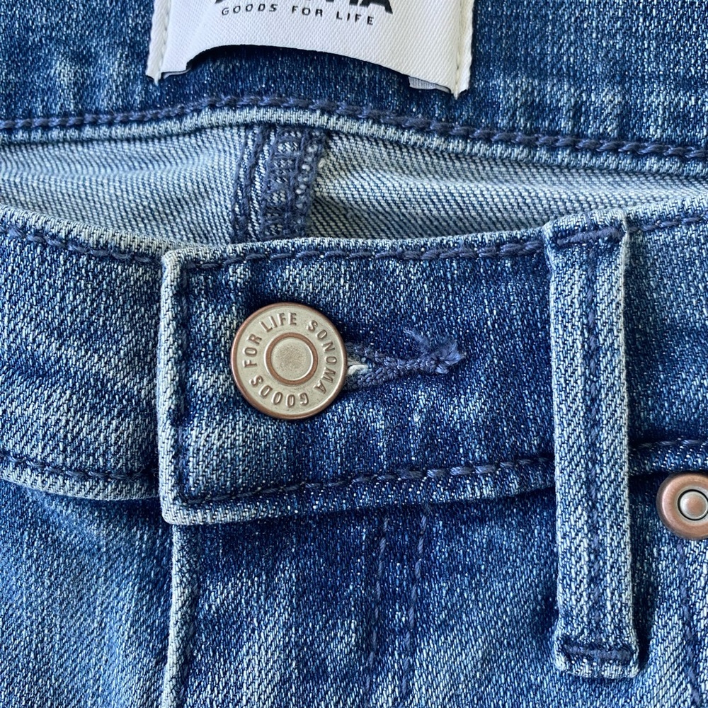 Sonoma Girlfriend Cropped Patchwork Jeans - image 7